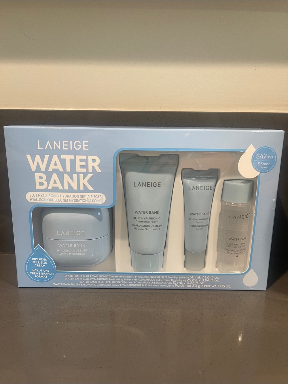 LANEIGE Water Bank Hydration Set - Light Blue